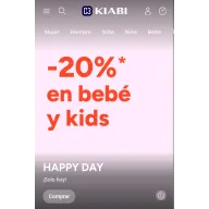 Descuento del 20% en bebés y niños en Kiabi