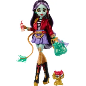 Jinafire Long y Perrito Cloudy Yun Yun de Monster High