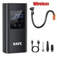 Inflador inalámbrico EAFC 150PSI: alta presión portátil