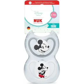 Chupetes ortodónticos Mickey NUL - Paquete de 2