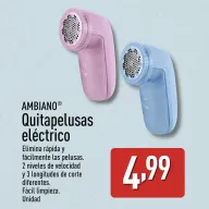 AMBIANO: Quitapelusas eléctrico y otros productos de hogar