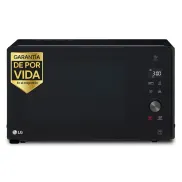 Microondas con grill LG 1200W Smart Inverter Color Negro