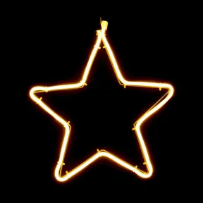 Estrella de Navidad Amarilla Krist 30 x 30 x 2 cm