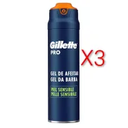 Gel de Afeitar para Hombre Gillette Pro, Piel Sensible 200 ml