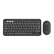 Combo portátil Logitech Pebble 2: teclado y ratón inalámbricos.