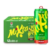 Pack de 12 latas Mahou Mixta 0,9% de alcohol 33 cl