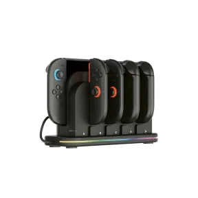 Estación de Carga Multicarga Negro para Nintendo Switch 2