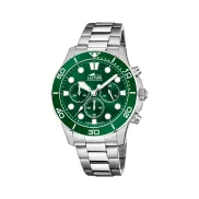 Reloj Analógico de Hombre Lotus en Acero Inoxidable Plateado
