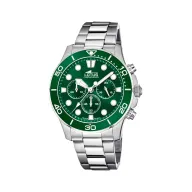 Reloj Analógico de Hombre Lotus en Acero Inoxidable Plateado