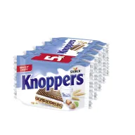 Barquillos Knoppers con Chocolate y Crema de Avellanas 5 x 25 g