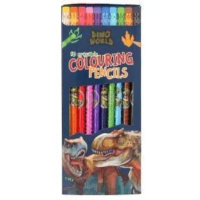 Lápices de Colores con Goma - Dino World de Depesche