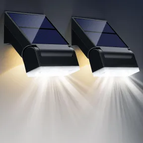 Foco Potente Solar Exterior IP65 con Sensor de Movimiento 2x