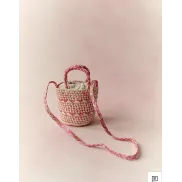 Bolso trenzado mini elegante y práctico