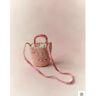 Bolso trenzado mini elegante y práctico
