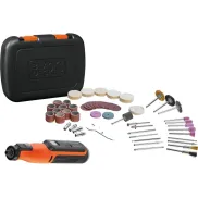 Herramienta Rotativa 7,2V Black & Decker con 52 accesorios