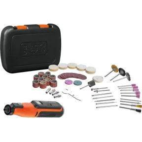 Herramienta Rotativa 7,2V Black & Decker con 52 accesorios