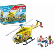 Helicóptero de Rescate PLAYMOBIL City Life para niños 4+