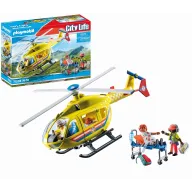 Helicóptero de Rescate PLAYMOBIL City Life para niños 4+