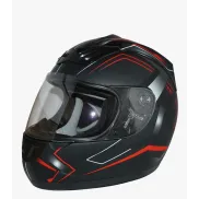 Casco H510 Arrow mate negro y rojo - XL
