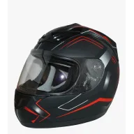 Casco H510 Arrow mate negro y rojo - XL