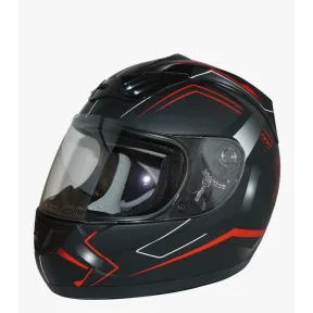 Casco H510 Arrow mate negro y rojo - XL