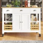 Carrito de comedor moderno 120x45cm - Isla de cocina negra