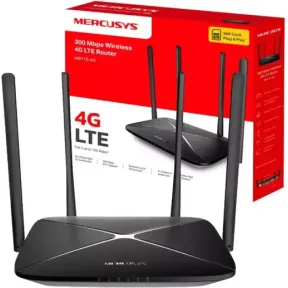 Router Mercusys 4G LTE 150 Mbps para Conexión Rápida