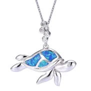 Circonitas en Colgante de Plata Elegante