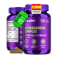 Ashwagandha Vegana 180 Cápsulas – 12,000 mg Extracto Raíz
