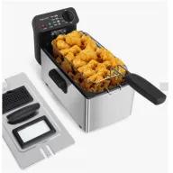 Freidora de 3 Litros Taylor Swoden, 2200W, con Tapa de Vidrio.