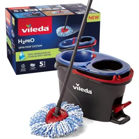 Sistema de Mopa Vileda H2PrO Spin con Doble Cámara y Microfibra