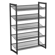 Estantería Apilable de Metal para Zapatos - 5 Niveles