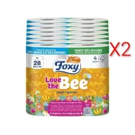 Papel Higiénico Foxy Love the Bee | 28 Rollos | 3 Capas