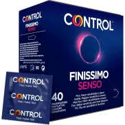 40 Unidades de Ultrafinos Preservativos de Látex Natural