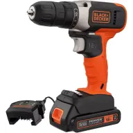Atornillador 18V BLACK+DECKER, par de 37Nm