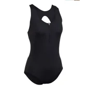 Bañador reductor negro para mujer, tallas 36 a 48