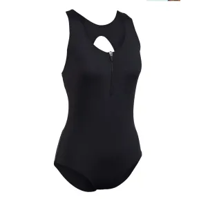 Bañador reductor negro para mujer, tallas 36 a 48