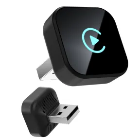 Adaptador Mini Inalámbrico CarPlay & Android Auto (T Negra)