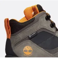 Zapatillas altas de cuero gris Timberland