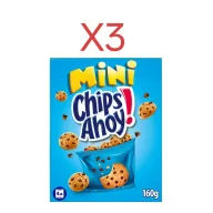 Mini Galletas Chips Ahoy con Pepitas de Chocolate, 160g
