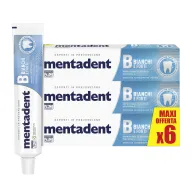 Pasta de Dientes Mentadent White System - Pack 6 Unidades
