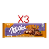 Tableta Grande de Chocolate con Almendras Tostadas Milka