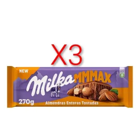 Tableta Grande de Chocolate con Almendras Tostadas Milka