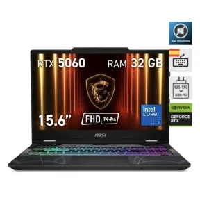 MSI Cyborg 15: Portátil 15.6" FHD, Intel Core i7, 32GB RAM