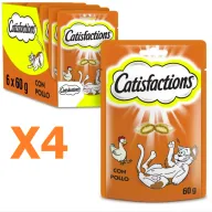 Premios para Gatos Mars Catisfactions, Sabor Pollo 24x60g