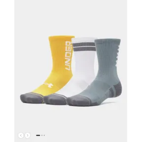 Calcetines unisex de caña media - Paquete de 3 Under Armour