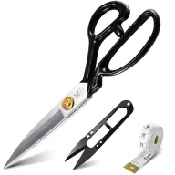 Tijeras para zurdos de tela, 26,8 cm, acero de alto carbono