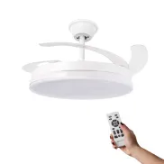 Ventilador Led Olga White 107 cm - Envío desde España