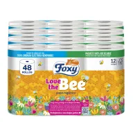 Papel higiénico 48 rollos X2 Foxy Love the Bee - 3 capas