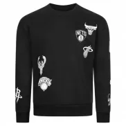 Sudadera Hombre Hollister x NBA All Team en negro y rojo
